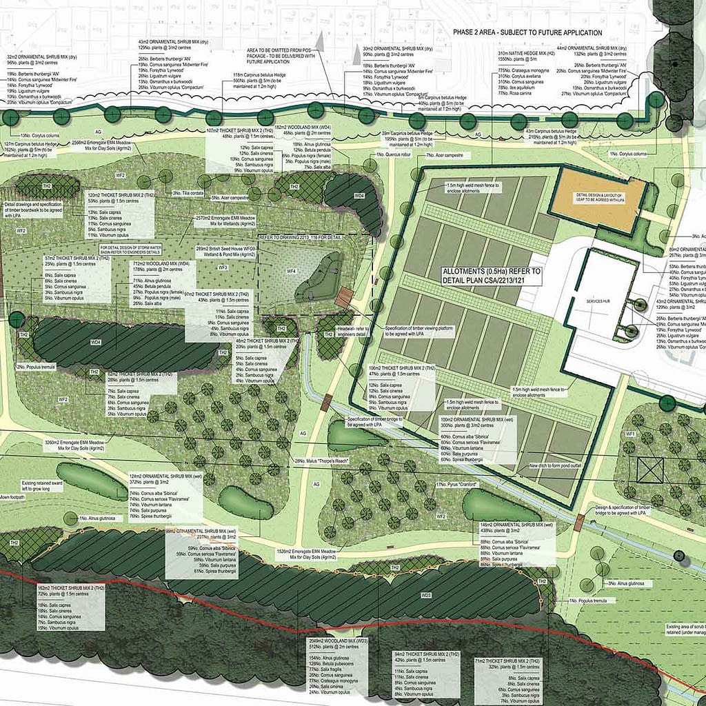 Westhill, Kettering CSA environmental